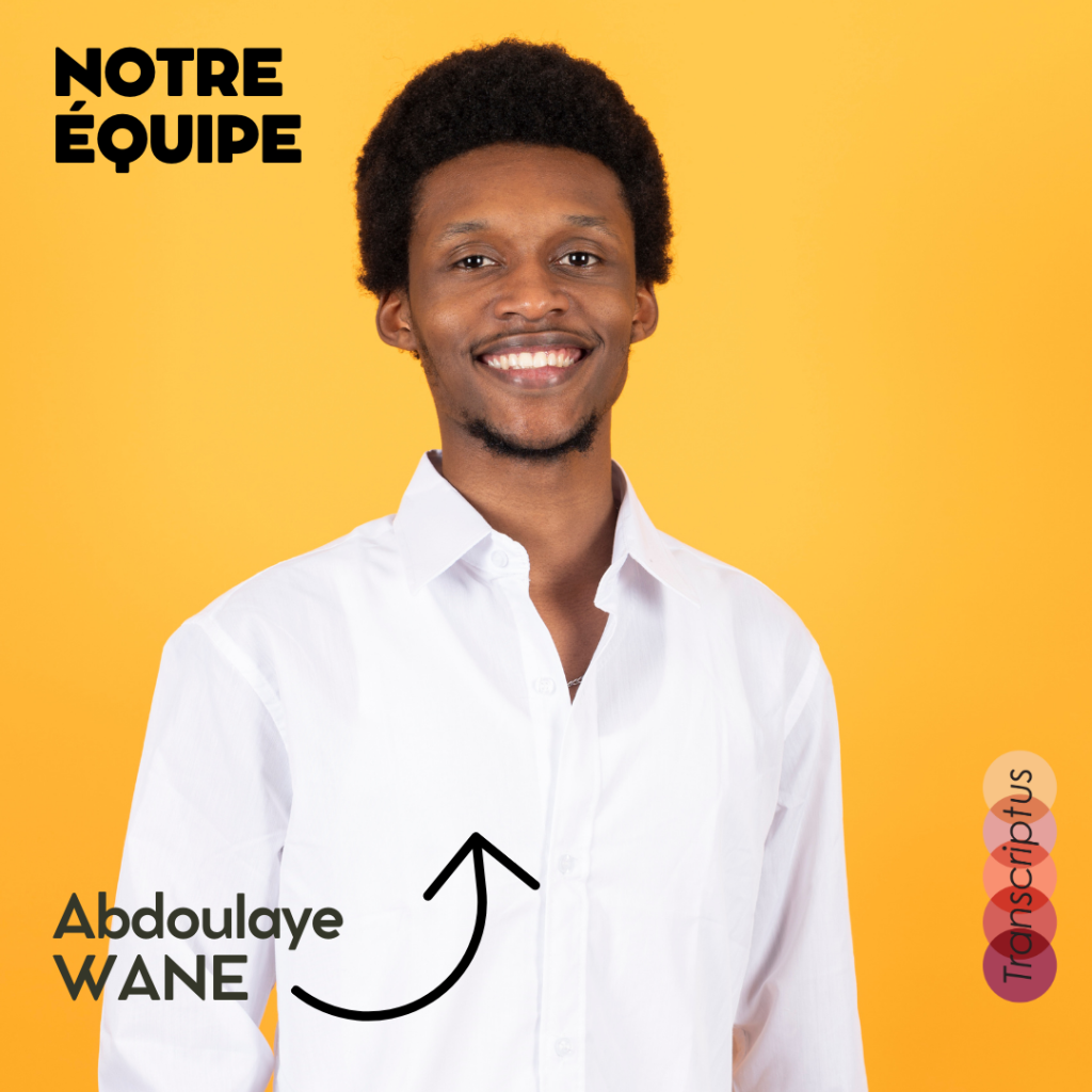 Rencontre avec Abdoulaye Wane, l’alternance entre technique et humain chez Transcriptus - 5 - Transcriptus
